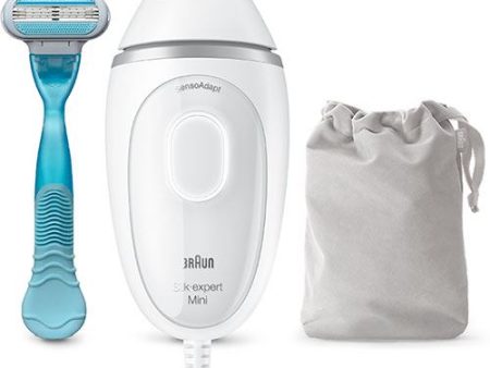 Depiladora de Luz Pulsada Braun Mini Silk Expert S1 PL1124 - Branco Online now