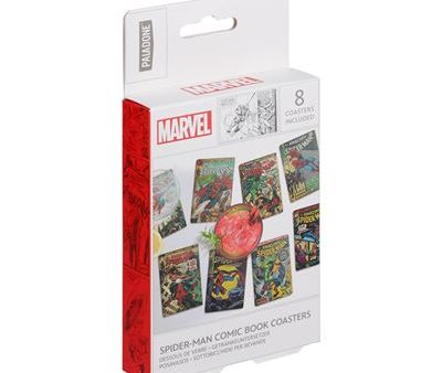 Bases para Copos Marvel Comic Book Spider-Man - Set de 8 - Paladone Fashion