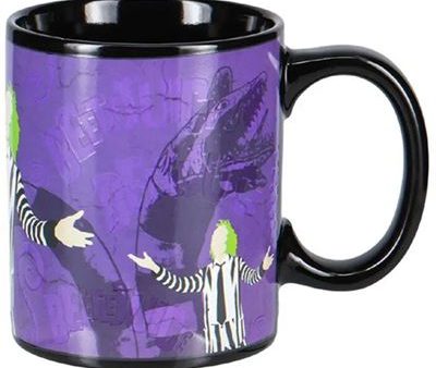 Caneca Muda de Cor Beetlejuice Decalques XL - Paladone Online Sale