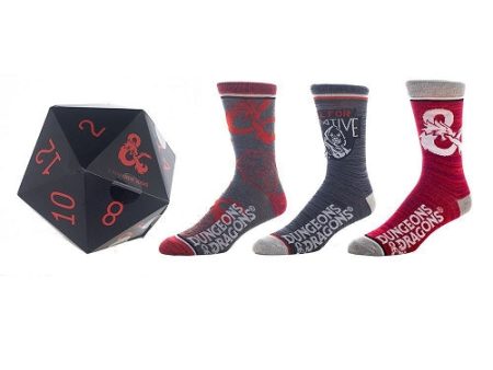 D&D: Crew Socks - Set of 3 Pairs For Discount