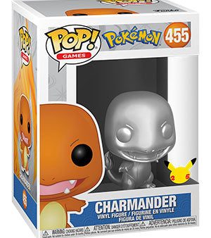 Pokemon: Funko Pop! - Charmander #455 (Silver) Sale